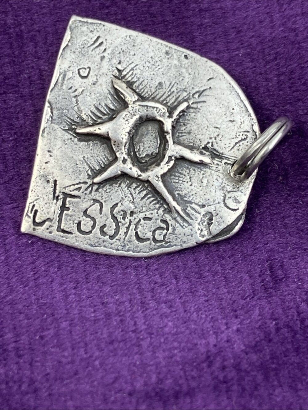 RARE Vintage Jes Maharry 1990s Bee Sun Pendant Pre Copyright - Picture 3 of 4